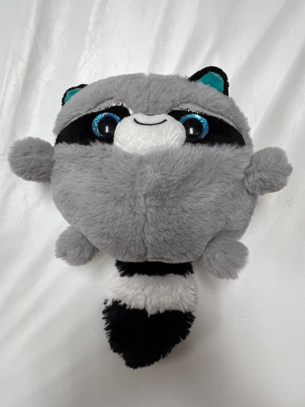 Dan Dee Collector’s Choice Raccoon Plush Gray Blue Sparkle Eye Stuffed Animal 12